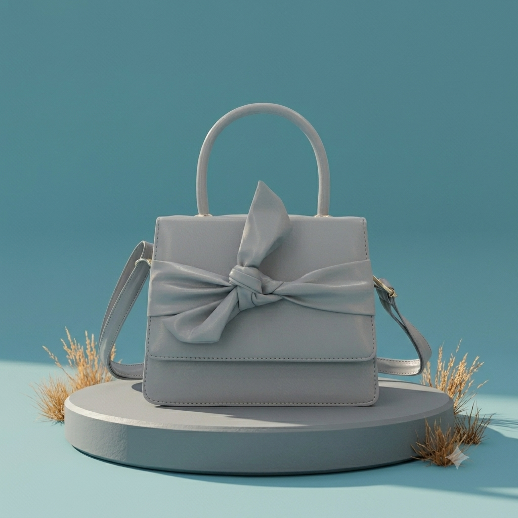 SKY BLUE HAND BAG