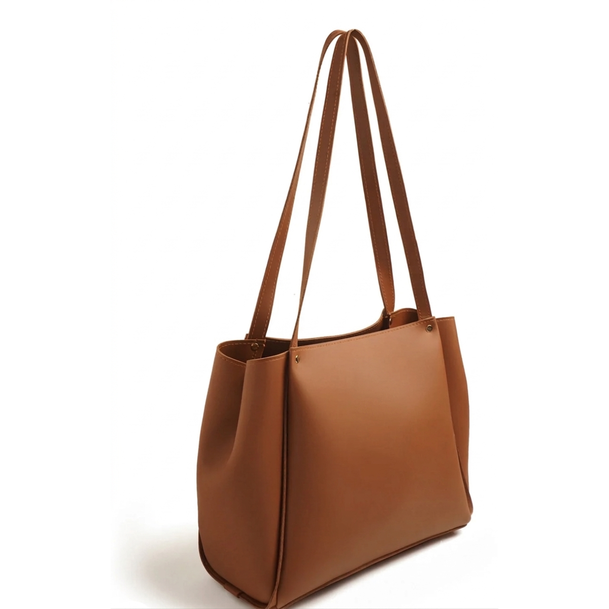 Brown tote bag