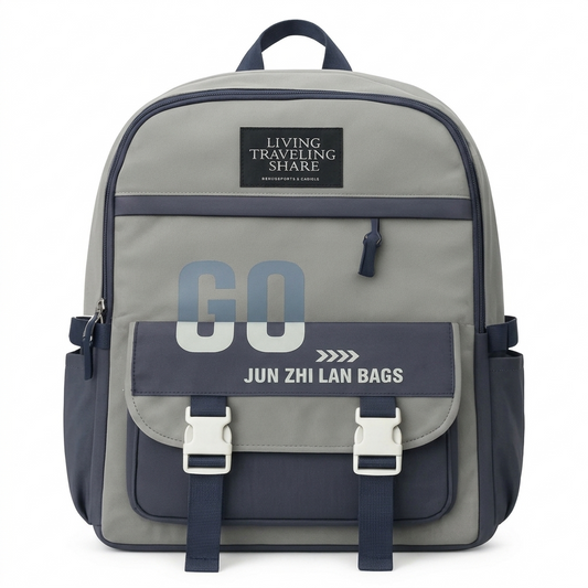 Light grey collage bag