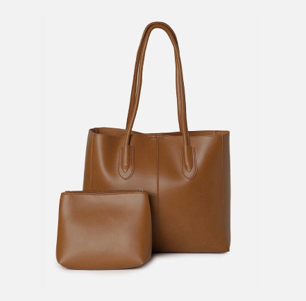 Brown tote bag
