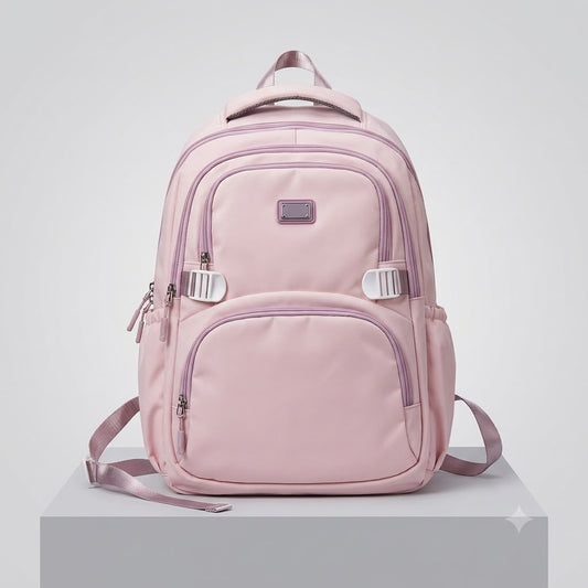 Women pink  backpack